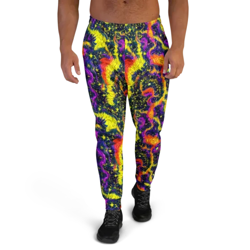 Nightfire Mosaic on a Men's Joggers