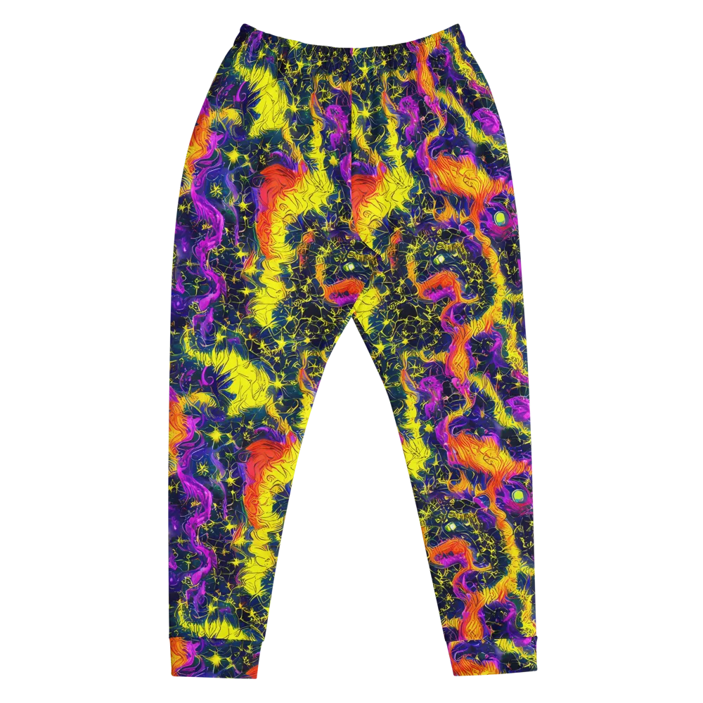 Nightfire Mosaic on Men's Joggers — Front