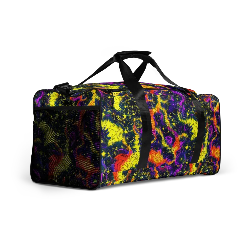 Nightfire Mosaic on Duffle Bag — Right Front