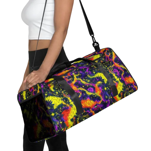 Nightfire Mosaic on a Duffle Bag