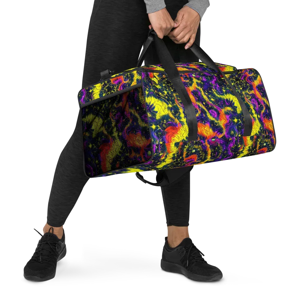 Nightfire Mosaic on Duffle Bag — Right Front