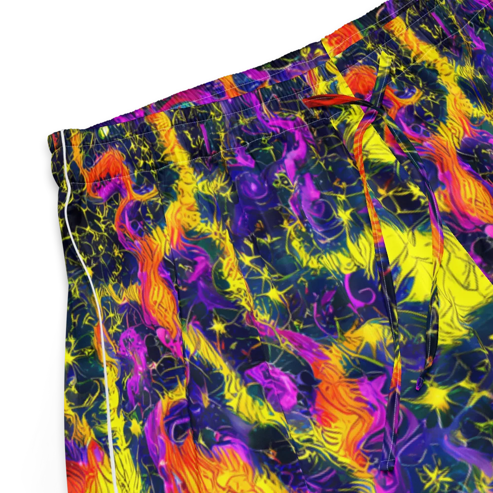 Nightfire Mosaic on Women's Pajama Shorts — Product details