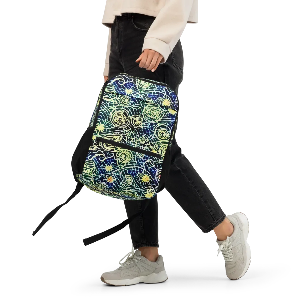 Midnight Watergarden on Utility Backpack — Front