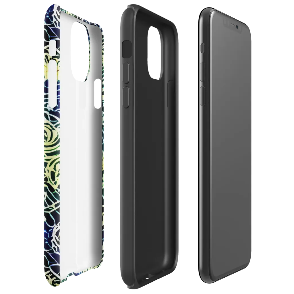 Midnight Watergarden on Tough Case for iPhone® — Right