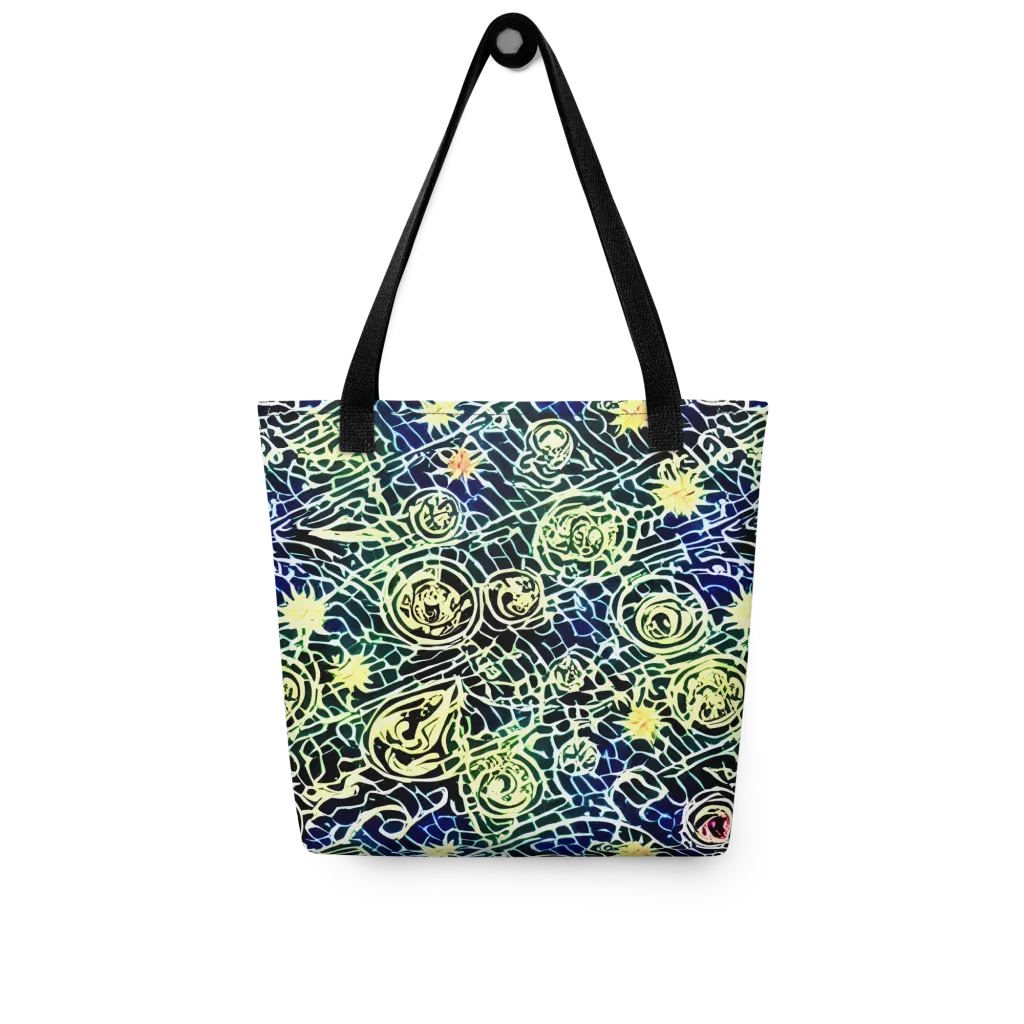 Midnight Watergarden on Tote Bag — Front