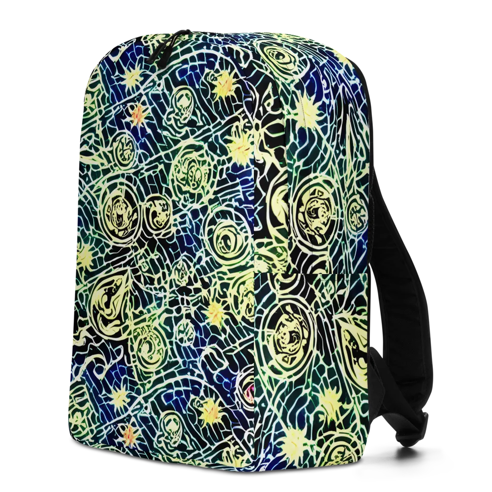 Midnight Watergarden on Minimalist Backpack — Left