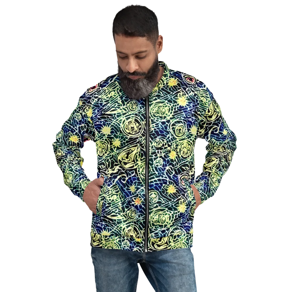 Midnight Watergarden on Bomber Jacket — Front