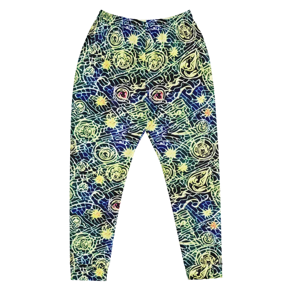 Midnight Watergarden on Men's Joggers — Front