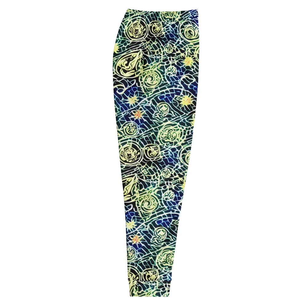 Midnight Watergarden on Men's Joggers — Right