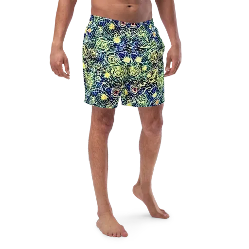 Midnight Watergarden on a Swim Trunks