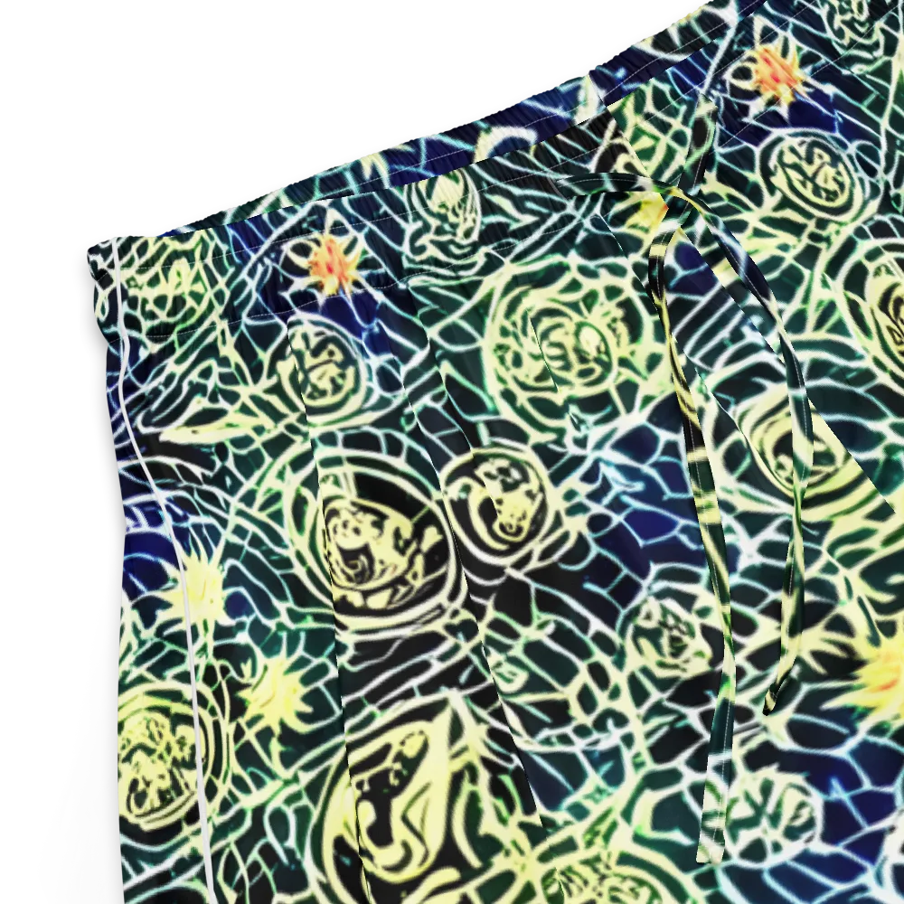 Midnight Watergarden on Women's Pajama Shorts — Product details