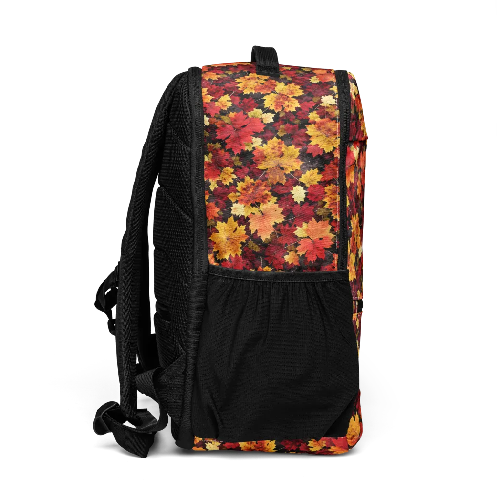 Falling Gold on Utility Backpack — Right