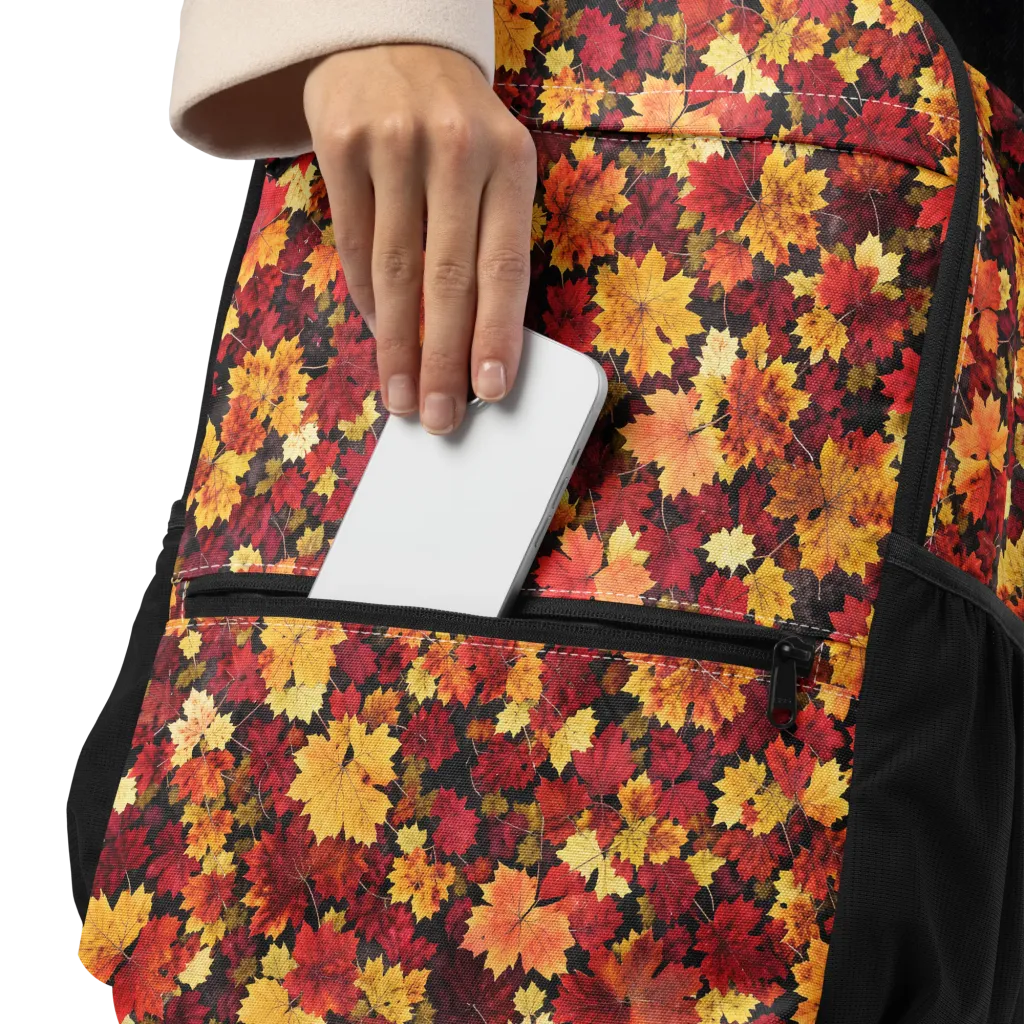 Falling Gold on Utility Backpack — Product details