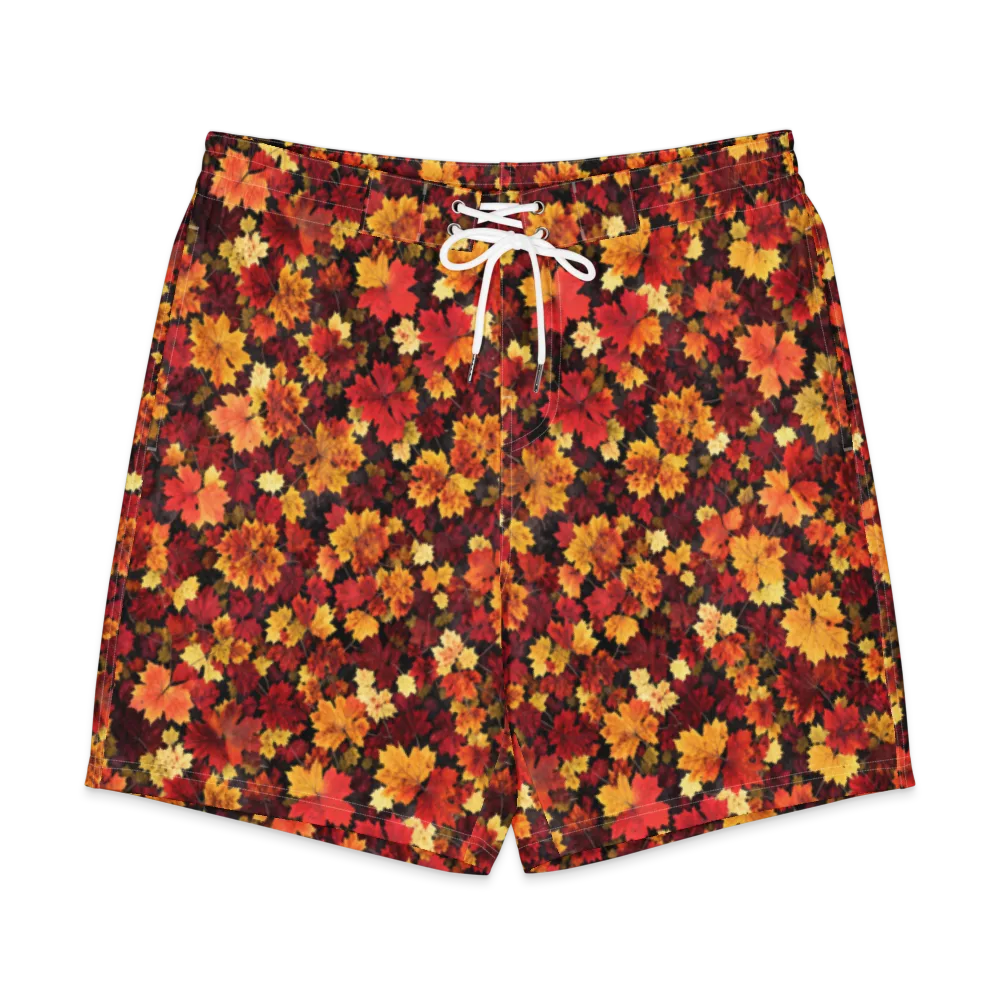 Falling Gold on Men's Board Shorts — Front