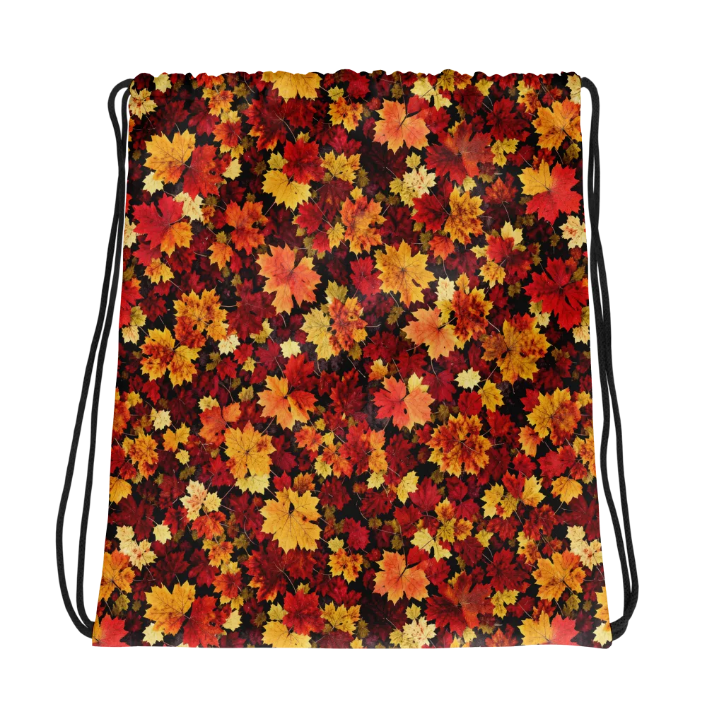 Falling Gold on Drawstring Bag — Photo