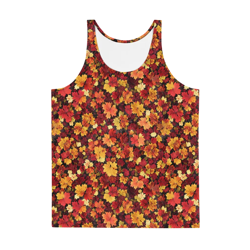 Falling Gold on Men's Tank Top — Front