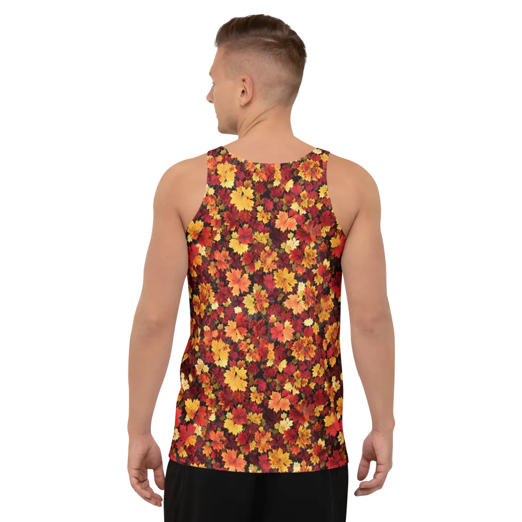 Falling Gold on Men's Tank Top — Back