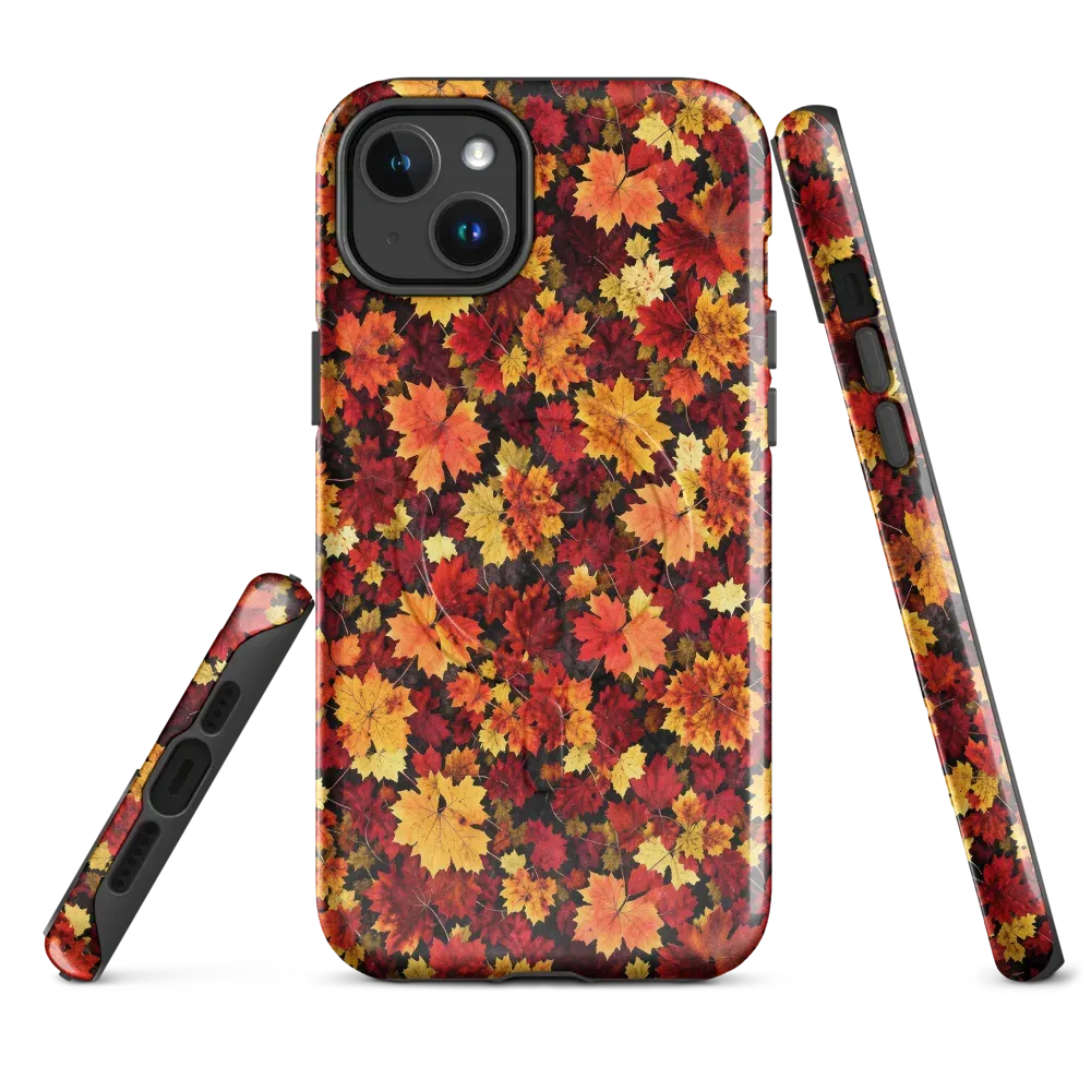 Falling Gold on MagSafe Tough Case for iPhone® — Front