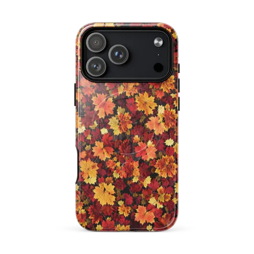 Falling Gold on a MagSafe Tough Case for iPhone®