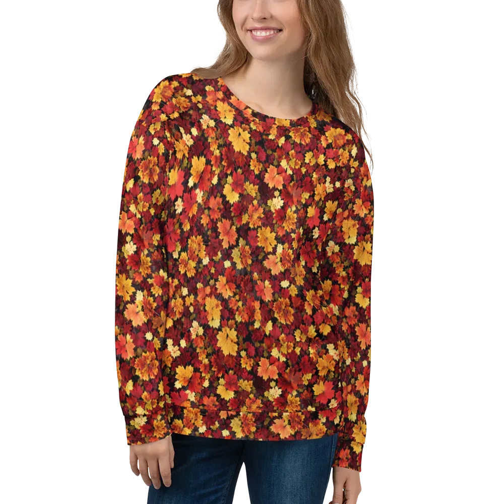 Falling Gold on Sweatshirt — Front