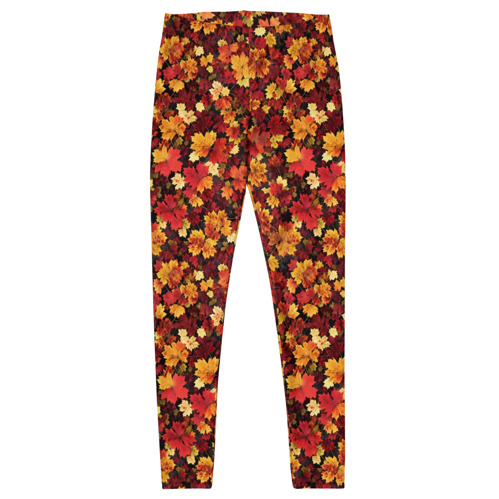 Falling Gold on Leggings — Front