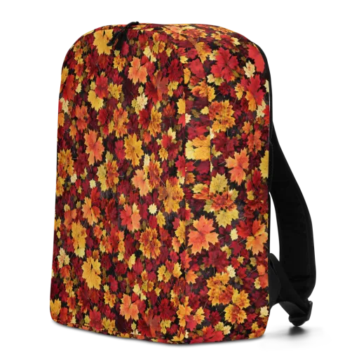 Falling Gold on a Minimalist Backpack