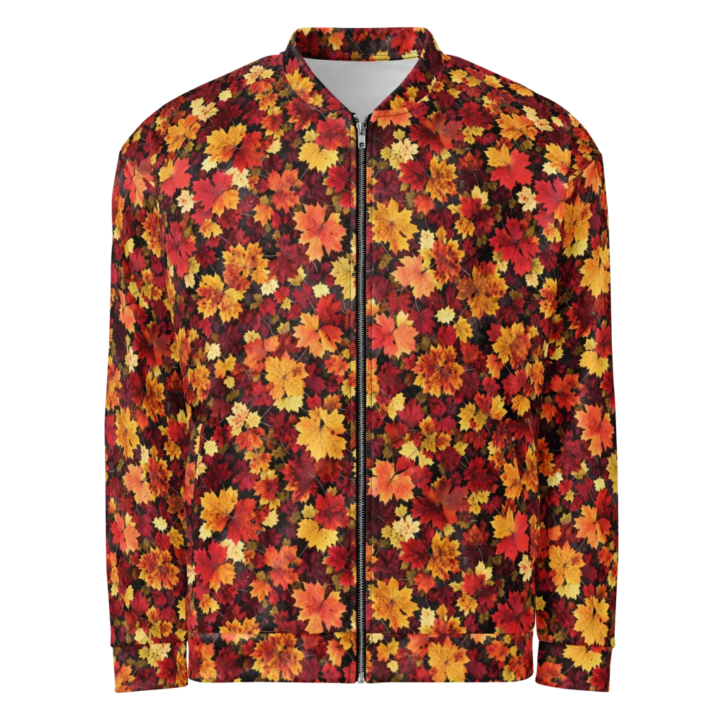 Falling Gold on Bomber Jacket — Front