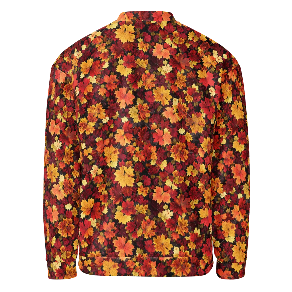 Falling Gold on Bomber Jacket — Back