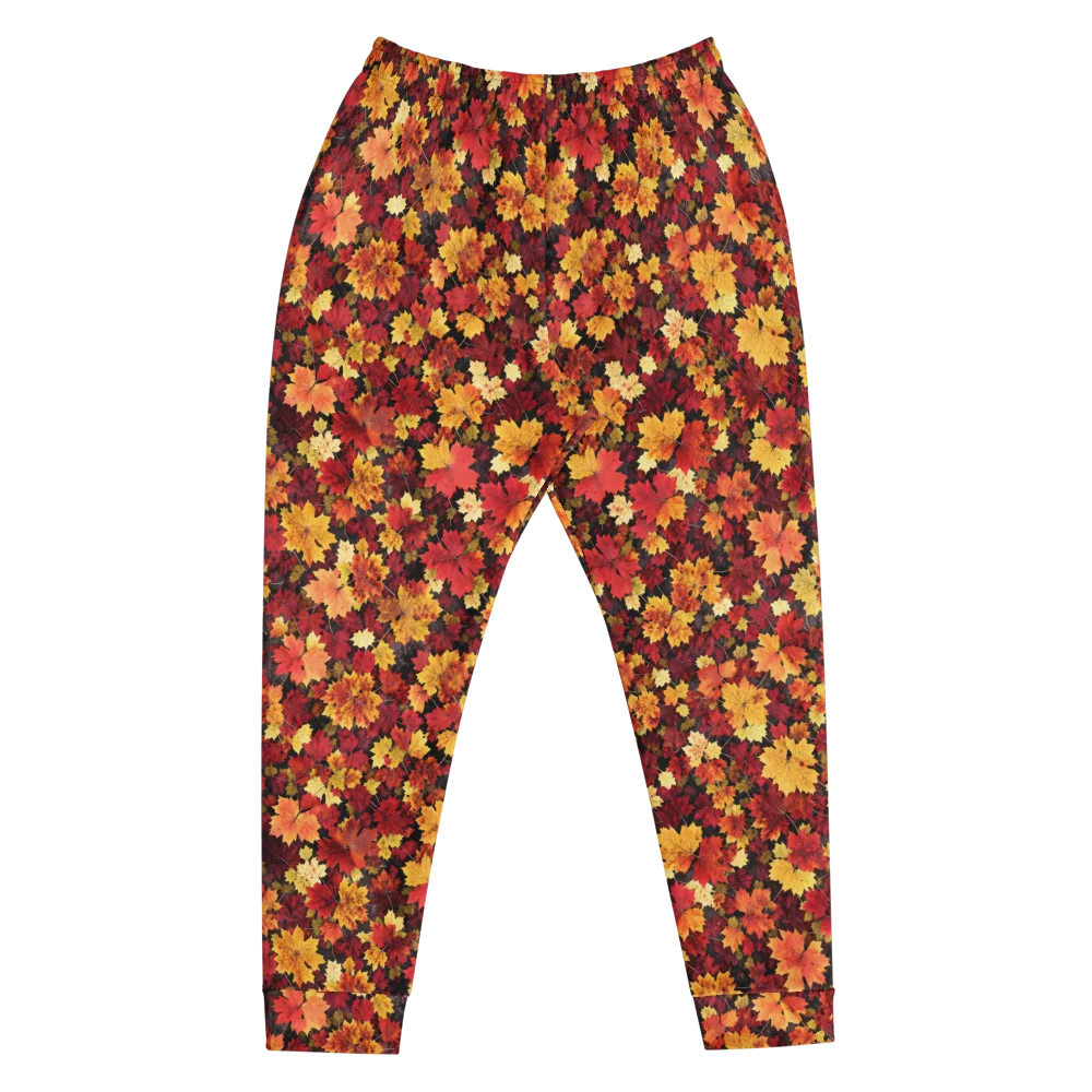 Falling Gold on Men's Joggers — Front