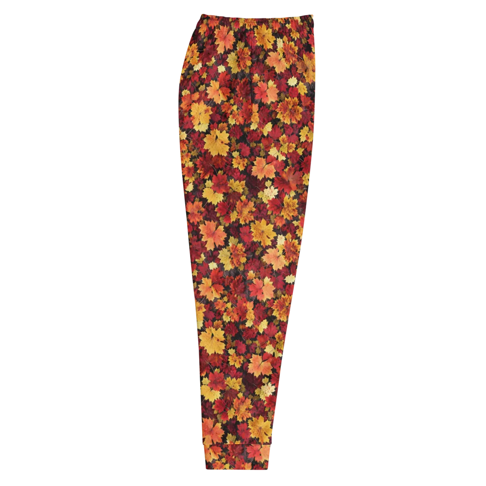 Falling Gold on Men's Joggers — Right
