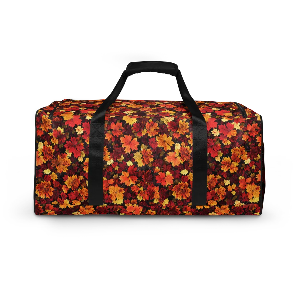 Falling Gold on Duffle Bag — Back