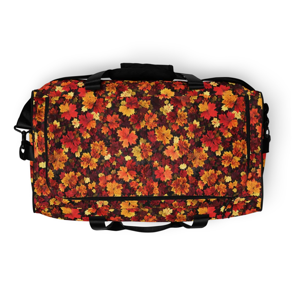 Falling Gold on Duffle Bag — Top