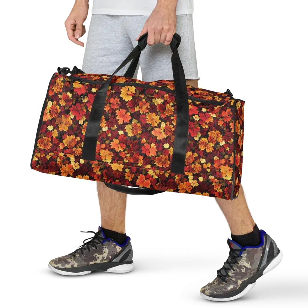 Falling Gold on Duffle Bag — Front