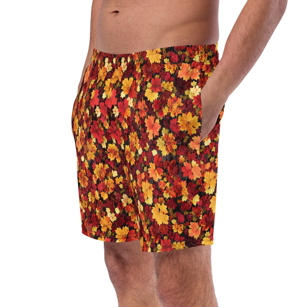 Falling Gold on Swim Trunks — Left Front