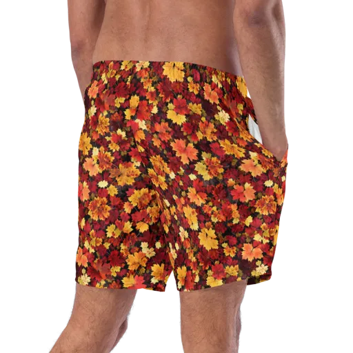 Falling Gold on a Swim Trunks