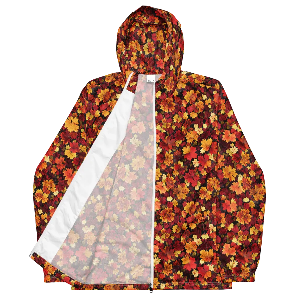 Falling Gold on Men's Windbreaker — Front