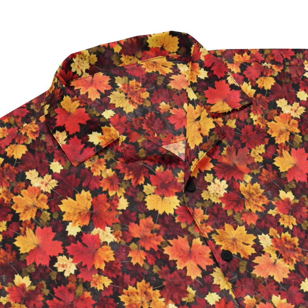 Falling Gold on Button Shirt — Product details