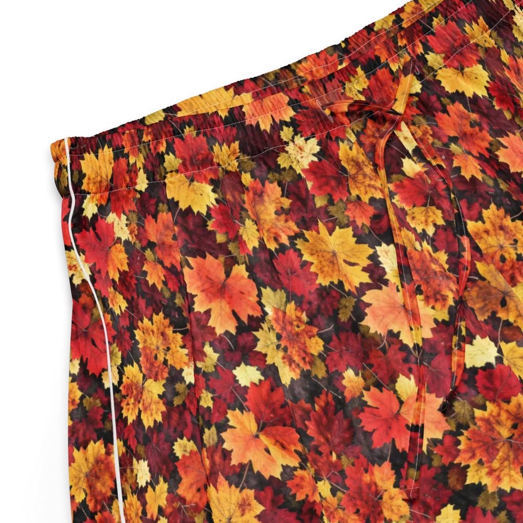 Falling Gold on Women's Pajama Shorts — Product details