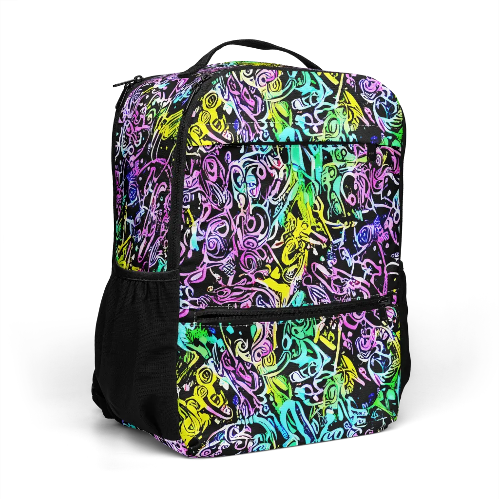 Psychic Graffiti on Utility Backpack — Right Front