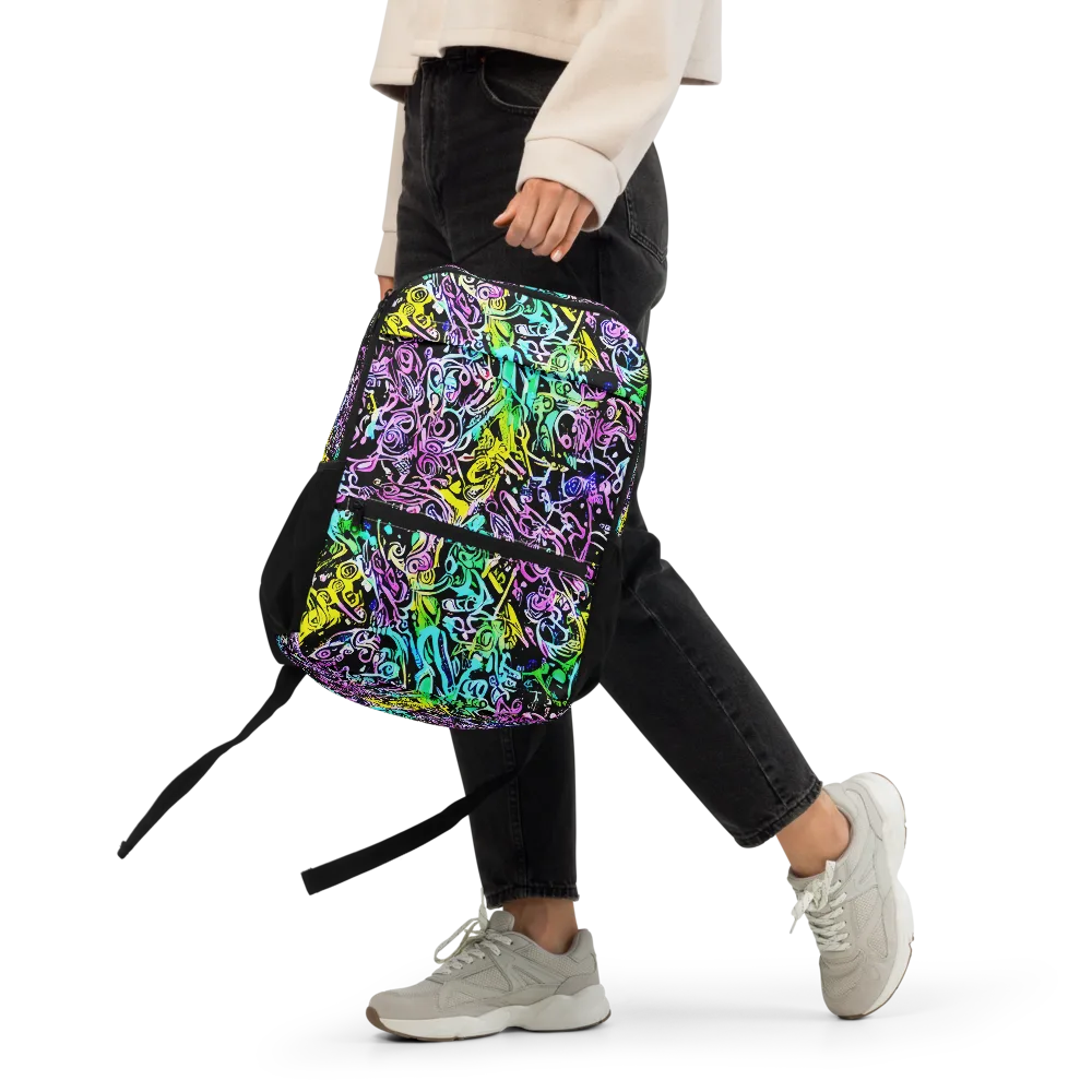 Psychic Graffiti on Utility Backpack — Front