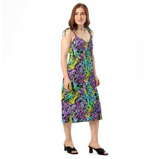 Psychic Graffiti on a Slip Dress