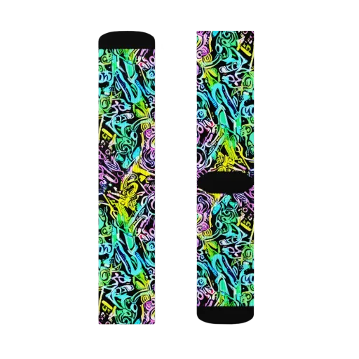 Psychic Graffiti on a Socks