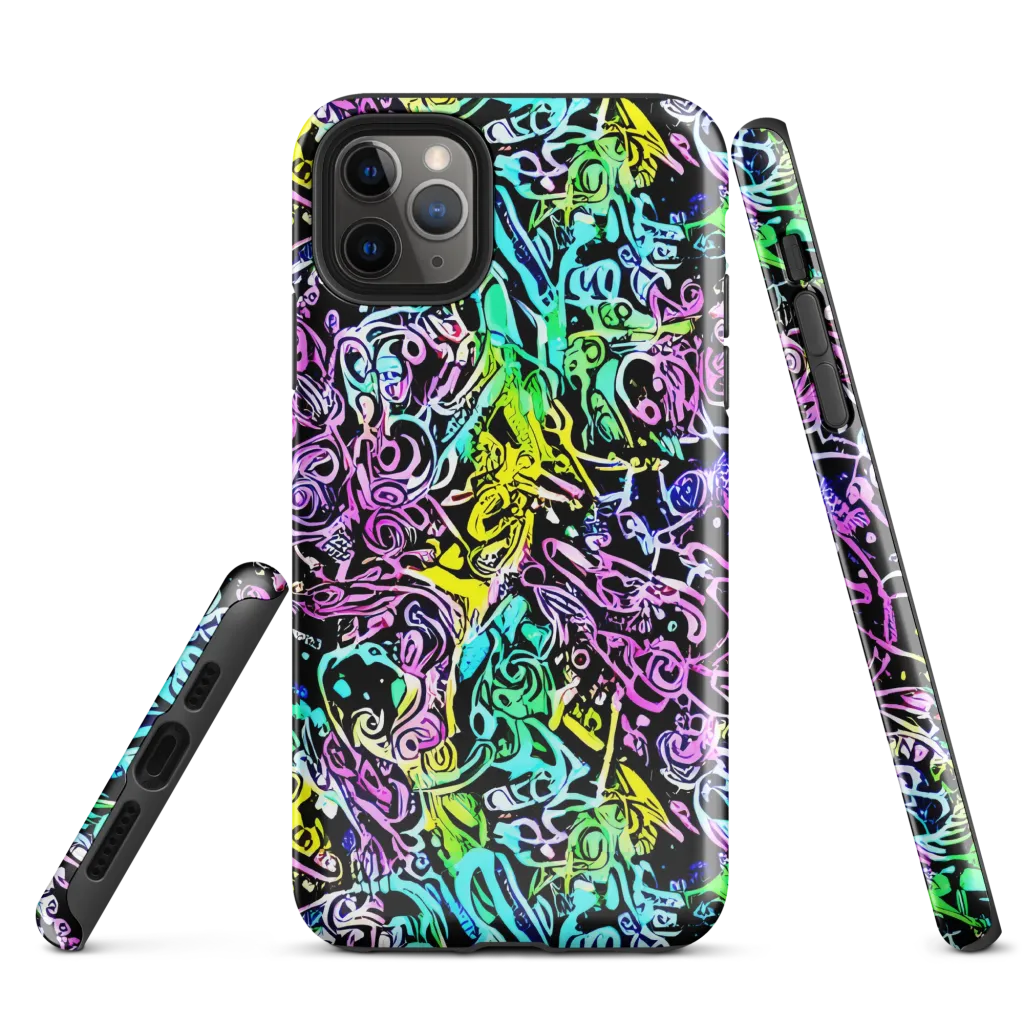 Psychic Graffiti on Tough Case for iPhone® — Front