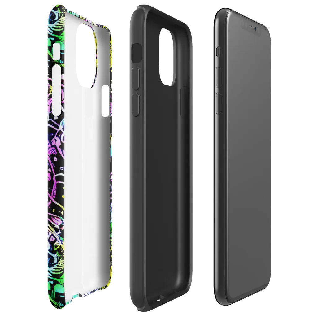 Psychic Graffiti on Tough Case for iPhone® — Right