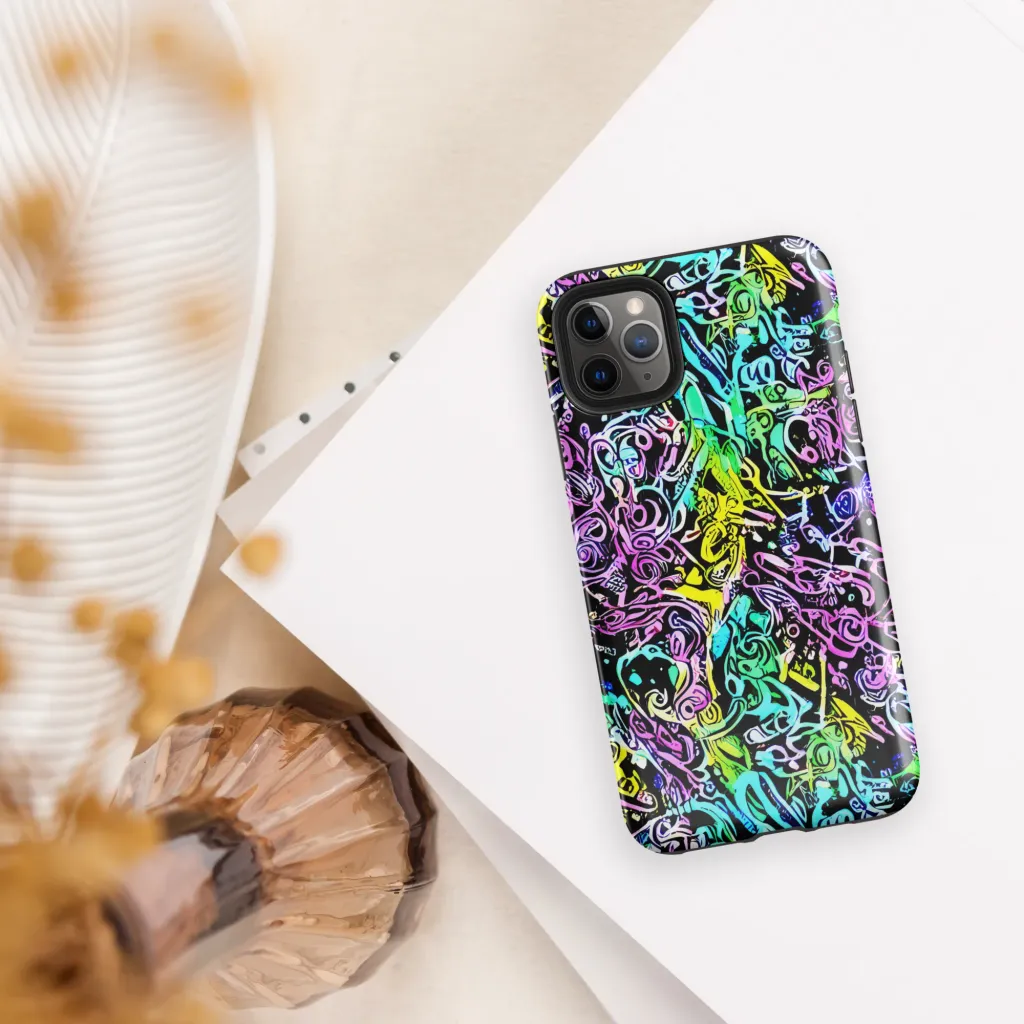 Psychic Graffiti on Tough Case for iPhone® — Front