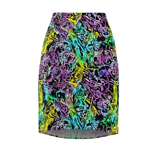 Psychic Graffiti on a Pencil Skirt