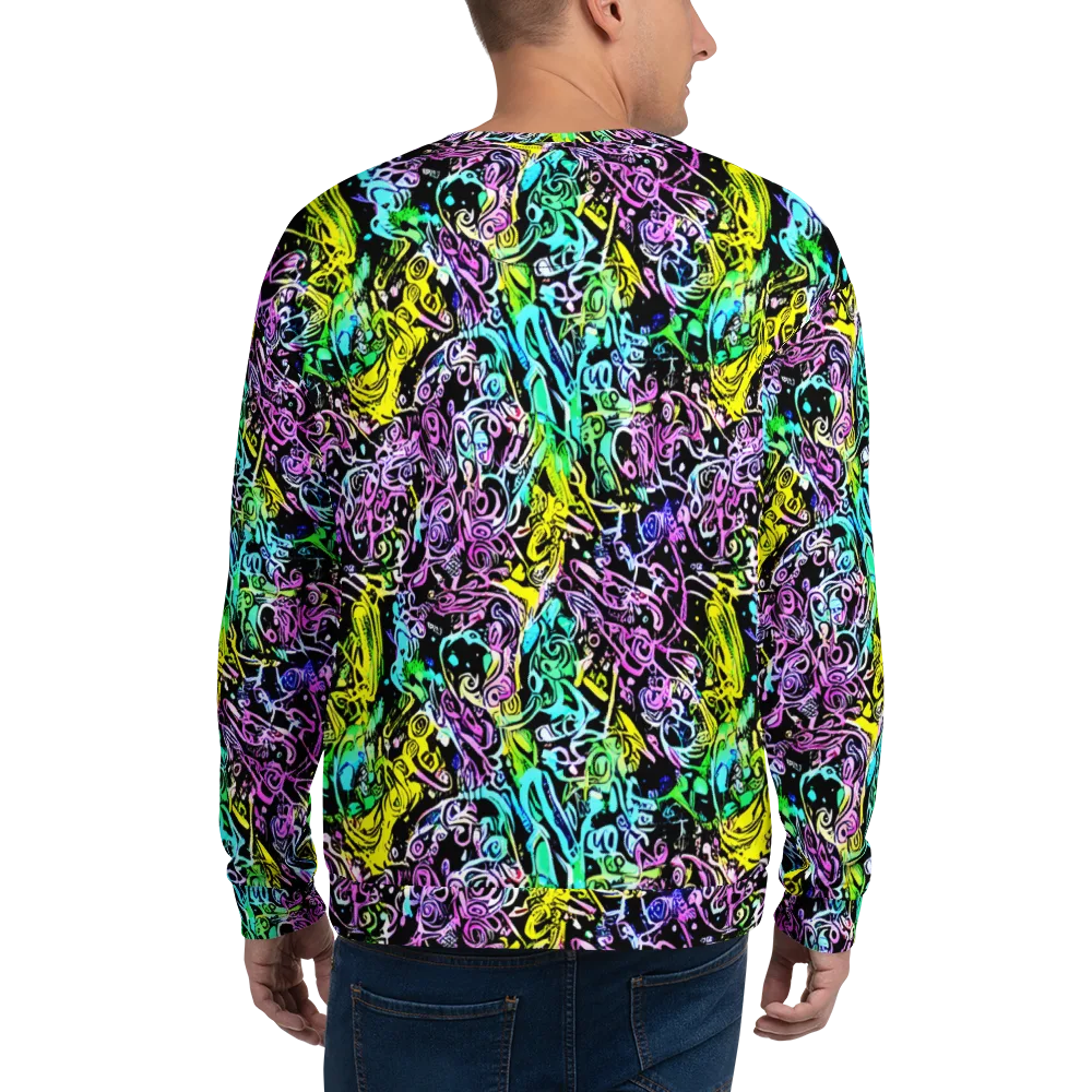 Psychic Graffiti on Sweatshirt — Back