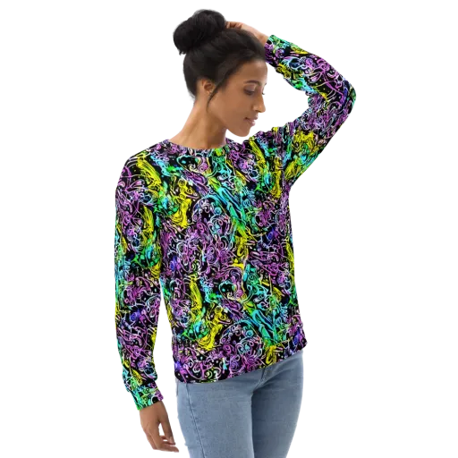 Psychic Graffiti on a Sweatshirt