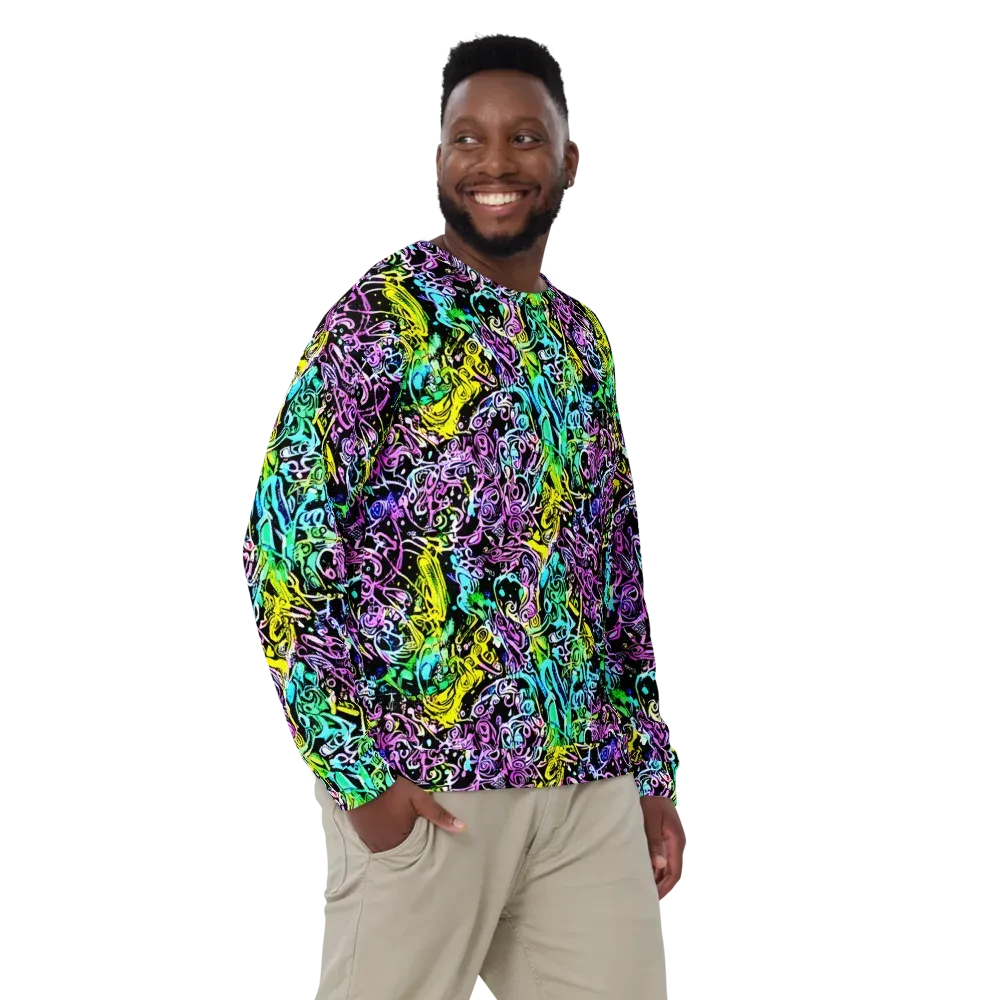 Psychic Graffiti on Sweatshirt — Front