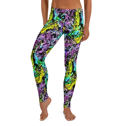 Psychic Graffiti on a Leggings